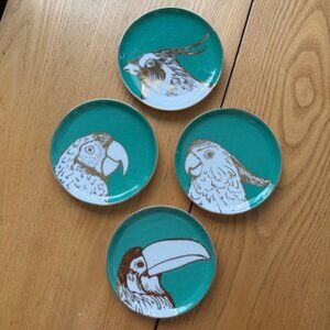 Jonathan Adler Aviaria Porcelain Bird Coasters Set